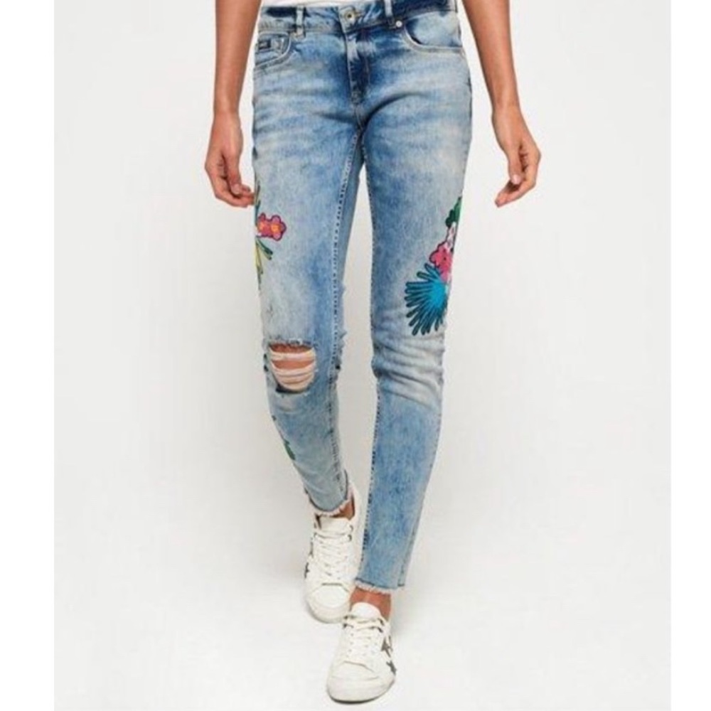 Superdry Embroidery Jeans